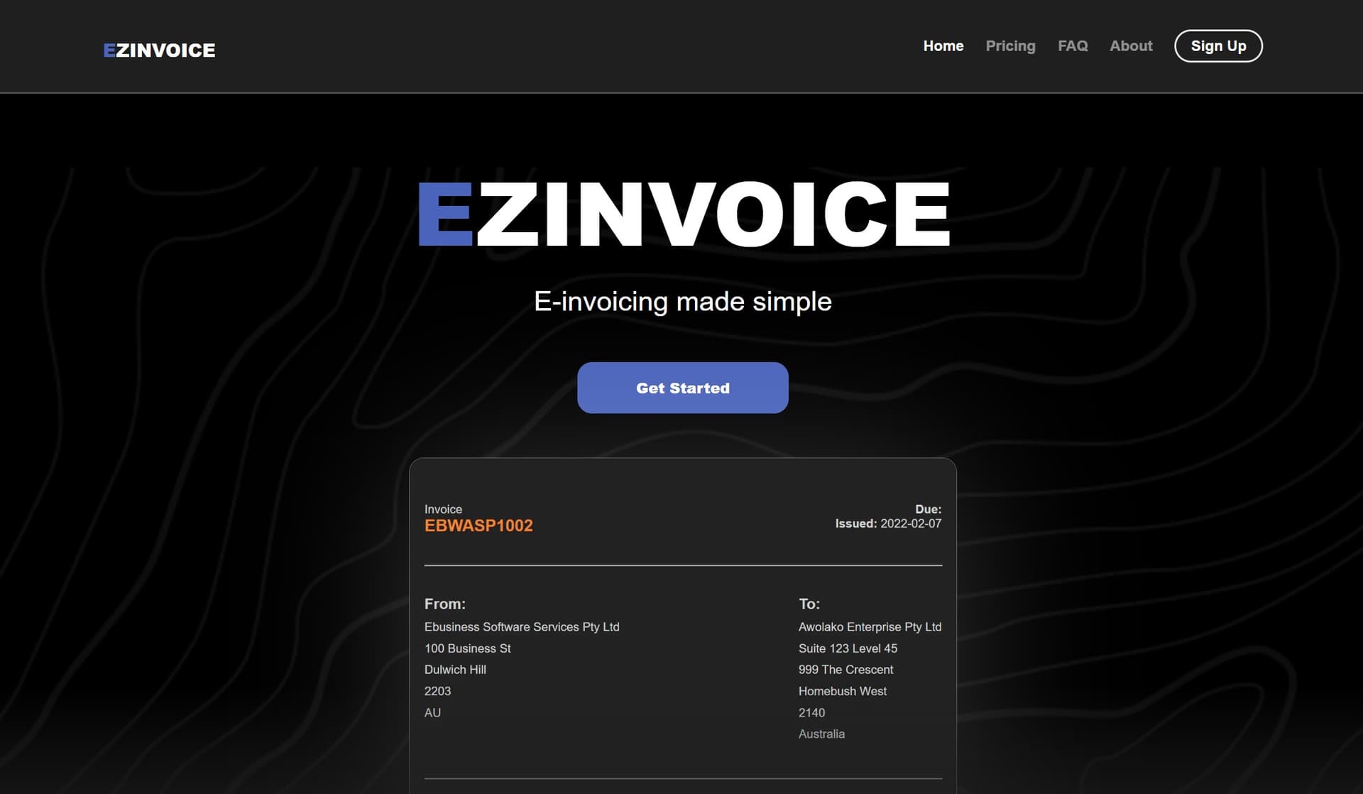 EZ Invoice